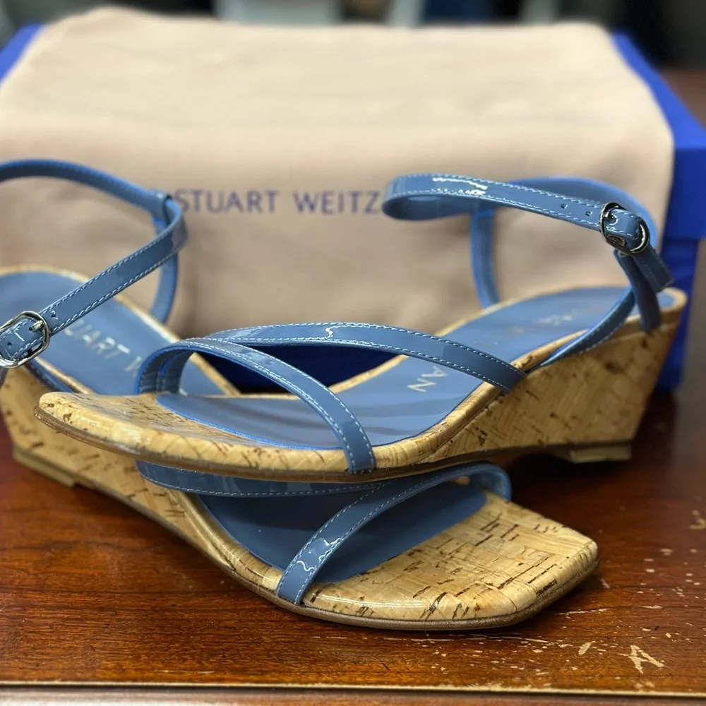 Stuart Weitzman Oasis 50 Wedge Sandal - Picture 3 of 4
